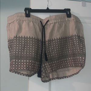 NWT Patterned Loft Drawstring Shorts